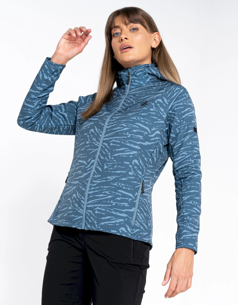 Womens/Ladies Far Out Tiger Print Soft Shell Jacket