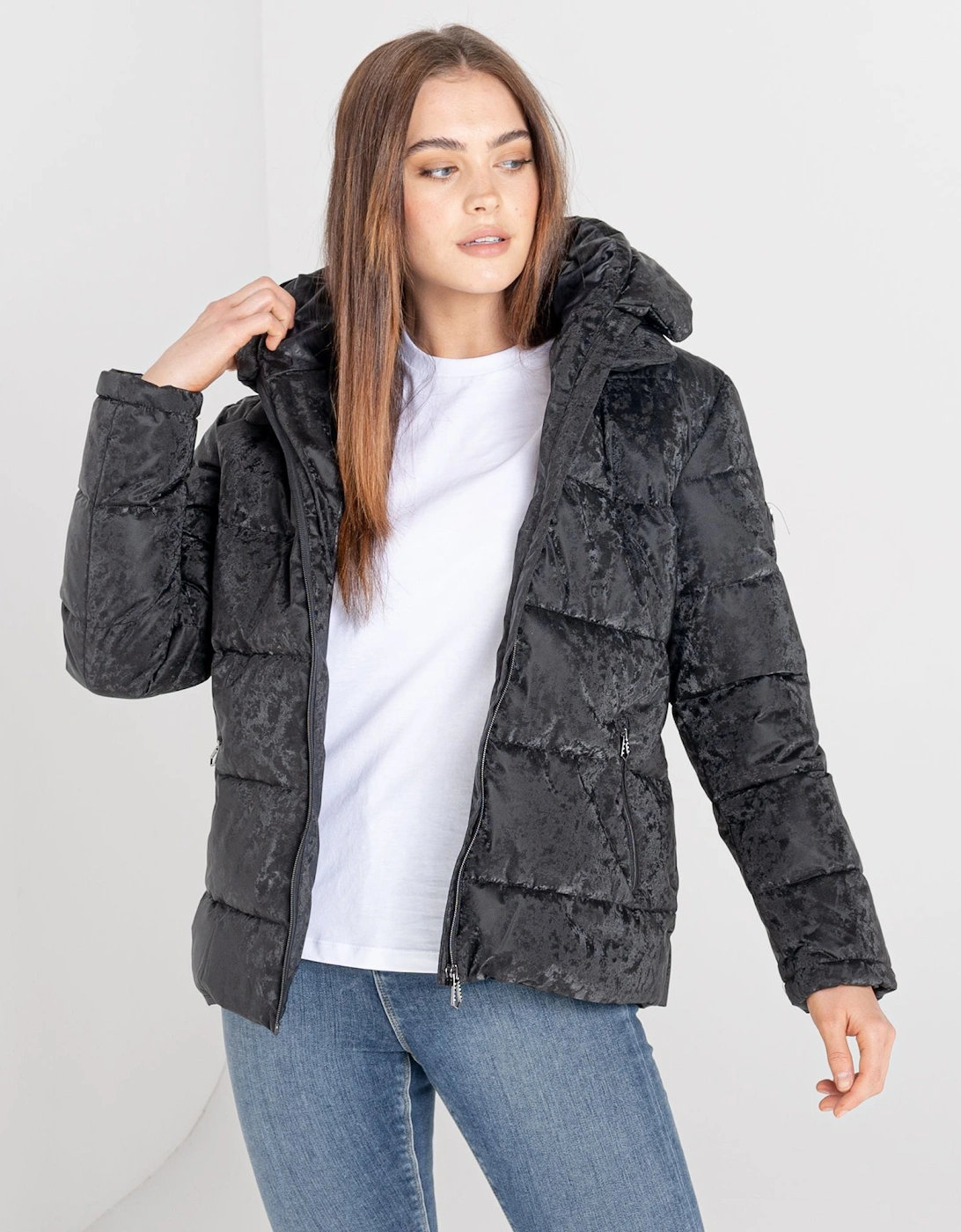 Womens/Ladies Influence Swarovski Padded Jacket