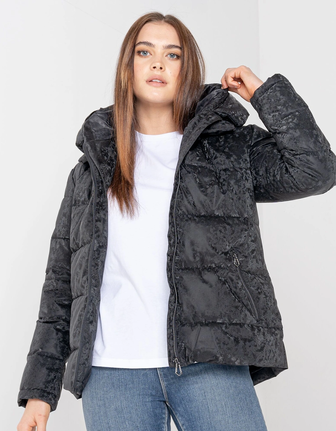 Womens/Ladies Influence Swarovski Padded Jacket