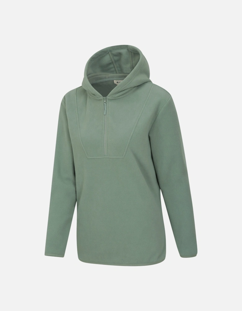 Womens/Ladies Corrie Hooded Half Zip Fleece Top