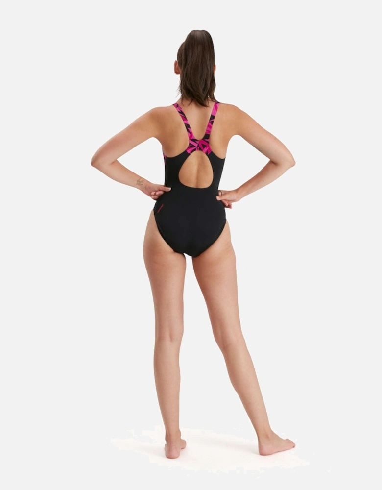 Womens/Ladies Hyperboom Splice Eco Endurance+ One Piece Swimsuit