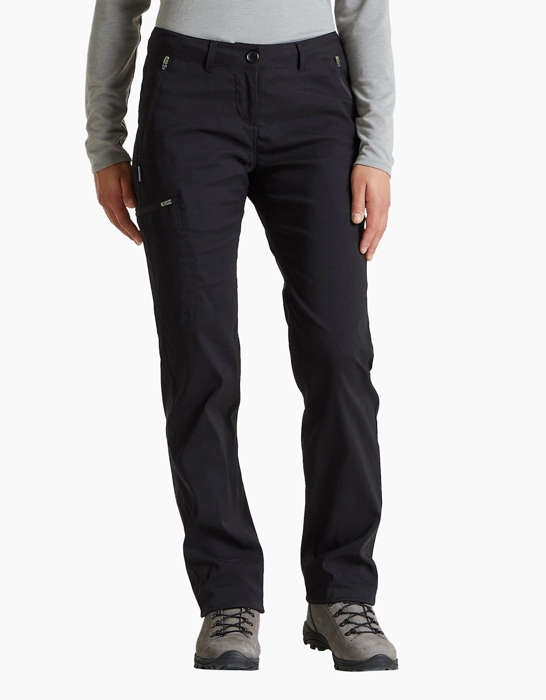 Women's Craghoppers Womens/Ladies Kiwi Pro Stretch Trousers - Black - Size: 16 uk s