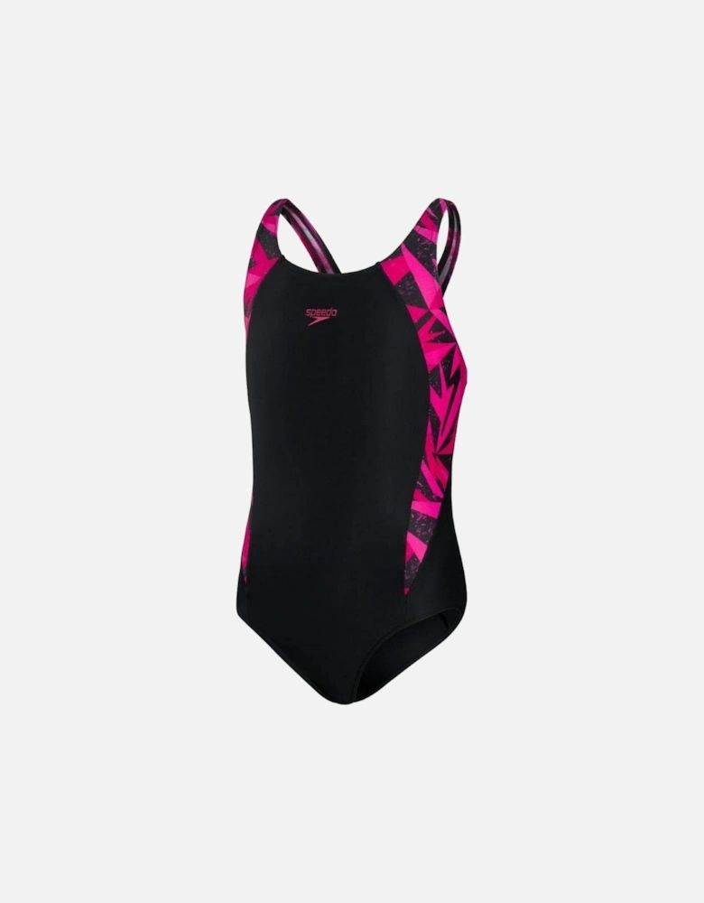 Girls Hyper Boom Splice One Piece Swimsuit