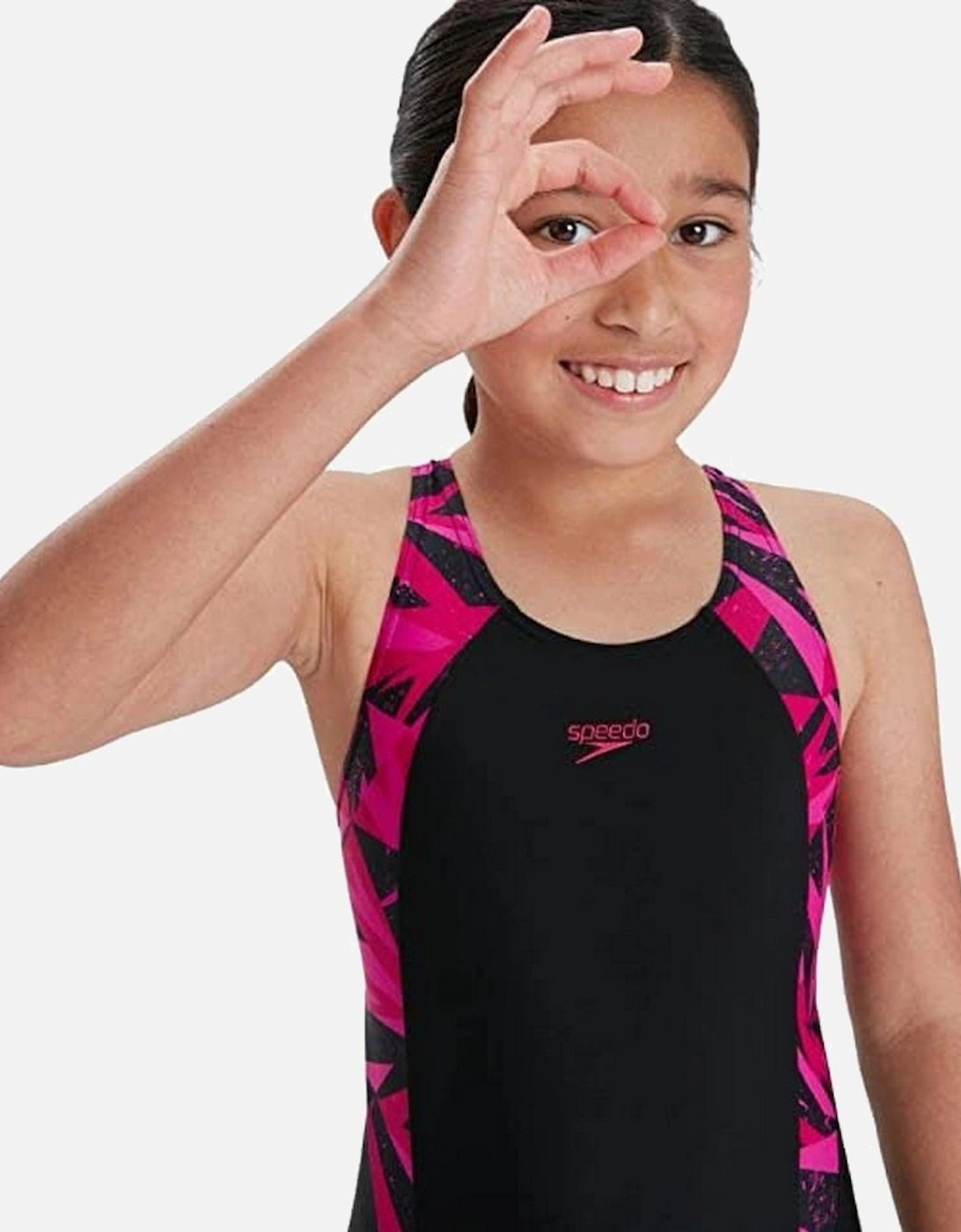 Girls Hyper Boom Splice One Piece Swimsuit