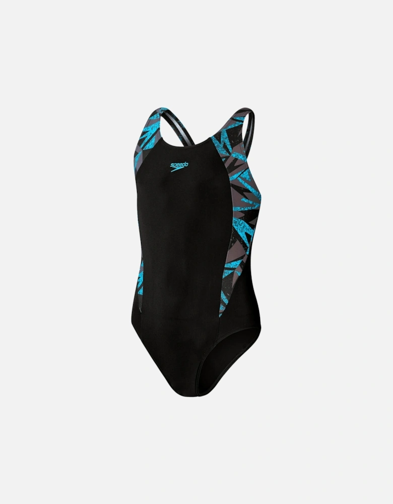 Girls Hyper Boom Splice One Piece Swimsuit