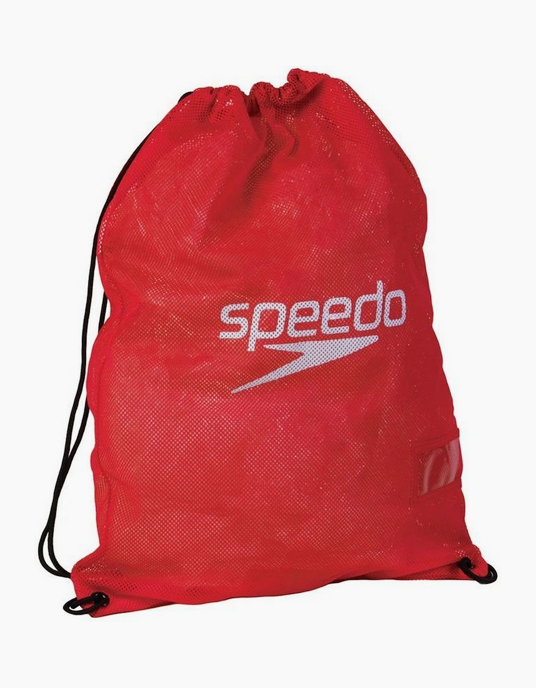 Speedo Unisex Red Wet Kit Mesh Drawstring Bag - Size: One Size