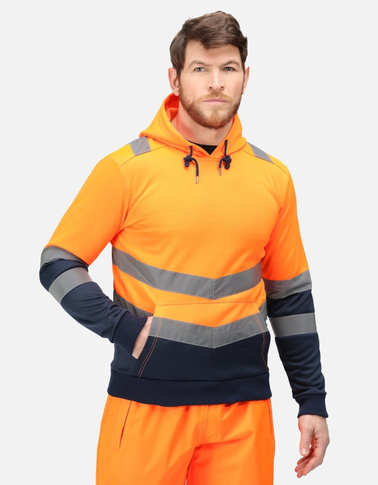 Mens Overhead High-Vis Hoodie