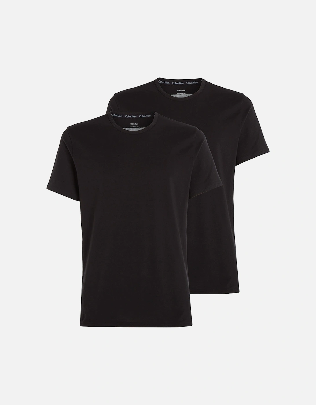 2-Pack Modern Cotton Lounge T-Shirts, Black, 11 of 10