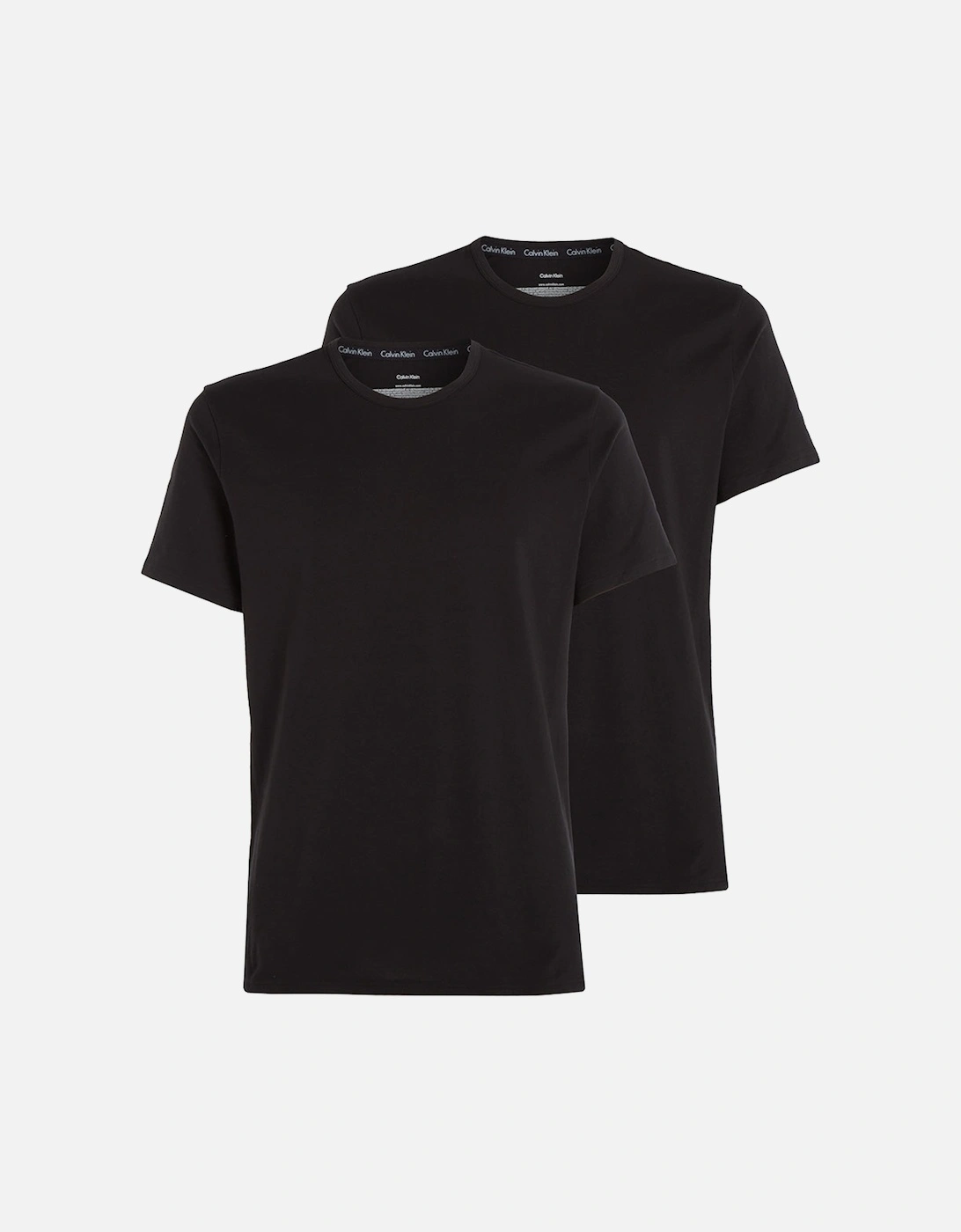 2-Pack Modern Cotton Lounge T-Shirts, Black, 6 of 5