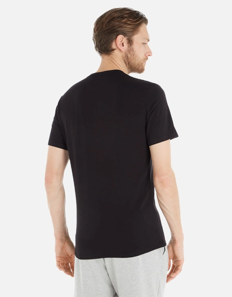 2-Pack Modern Cotton Lounge T-Shirts, Black