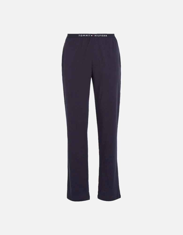 Logo Waistband Trousers, Navy