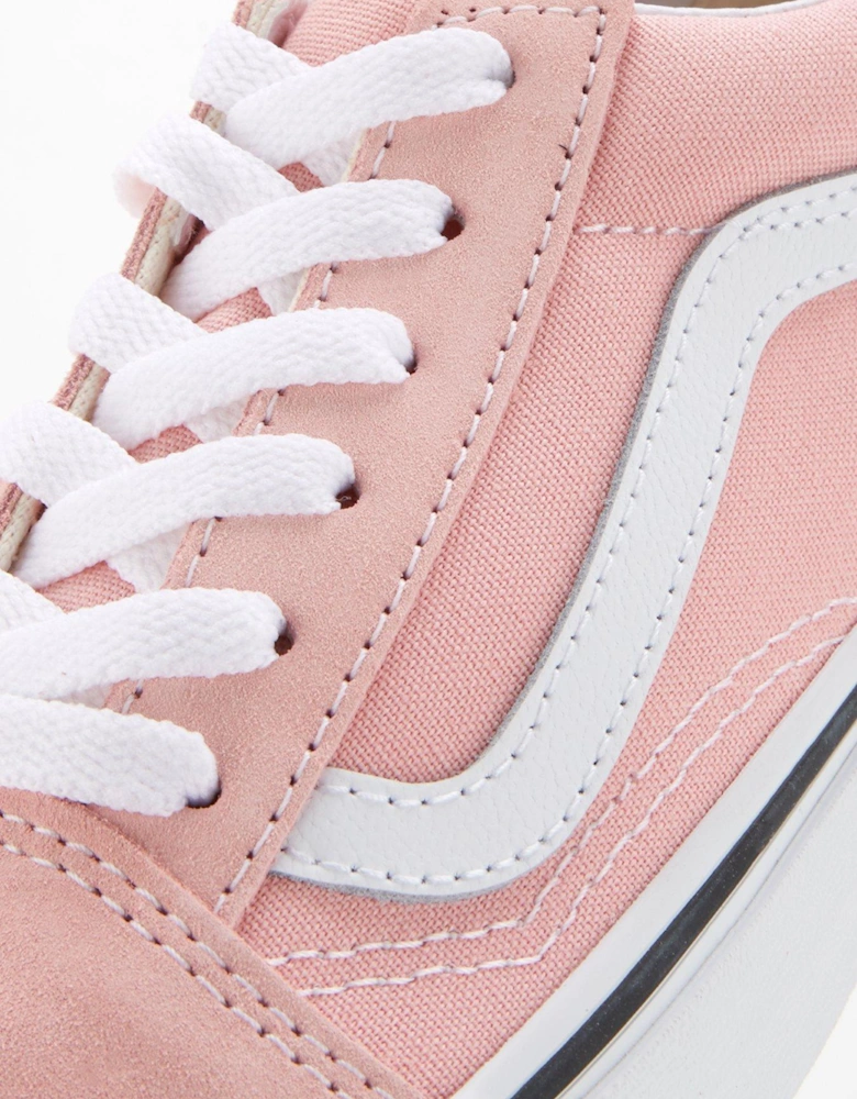 Girls Junior Trainers - Pink/White