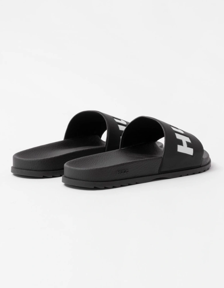 HUGO Match Mens Slides With Logo Strap NOS