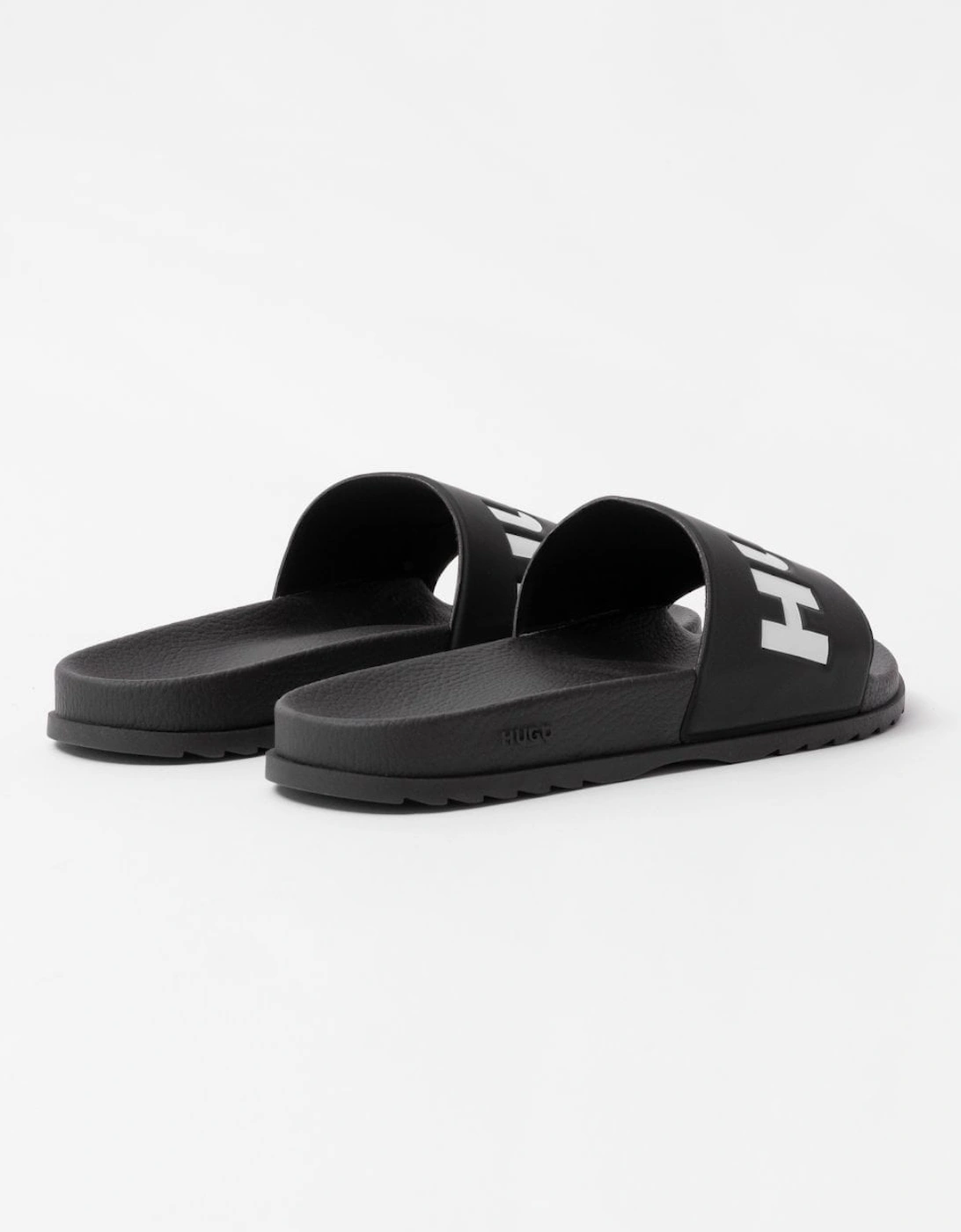 HUGO Match Mens Slides With Logo Strap NOS