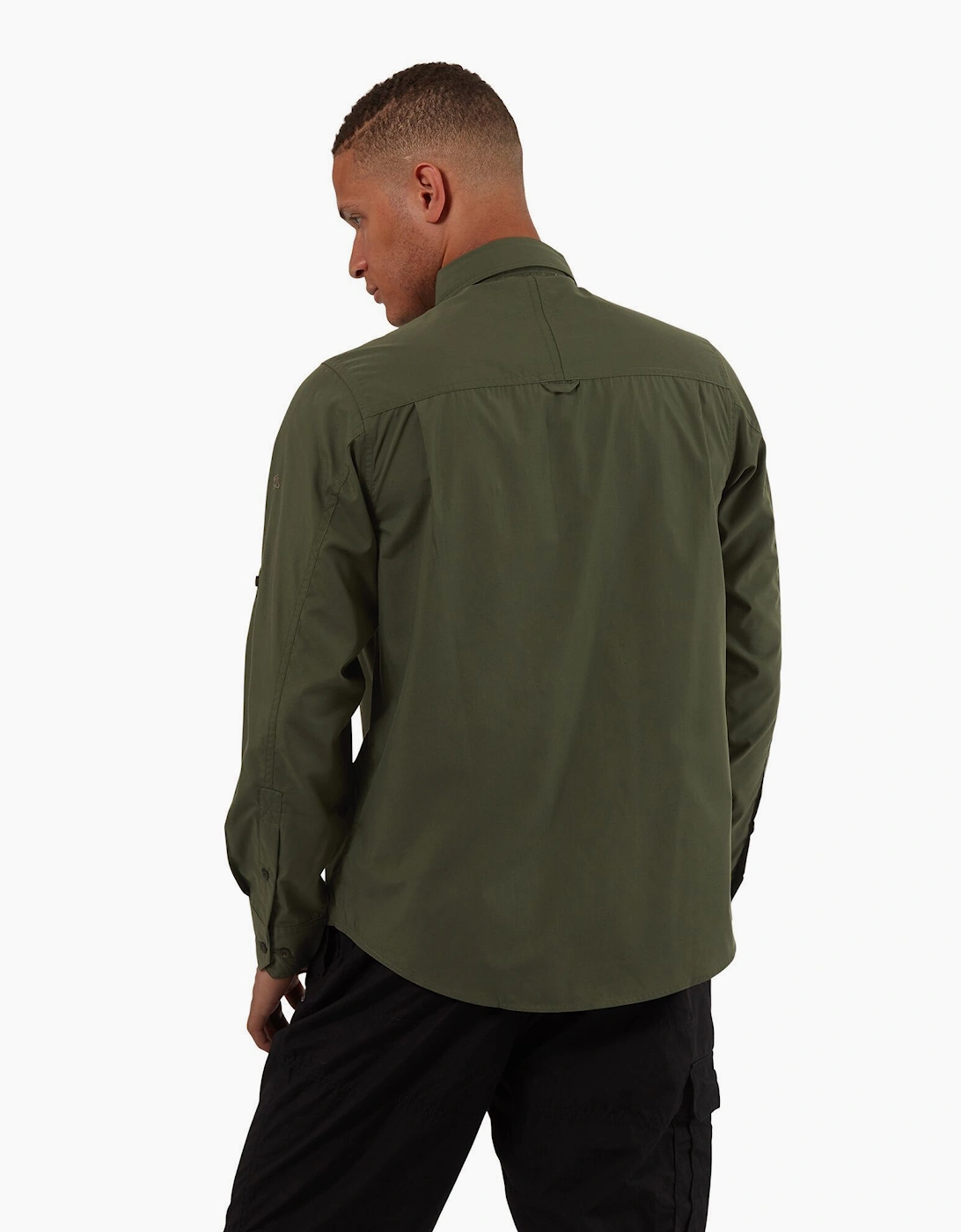 Craghoppers Men's Green Kiwi Long-Sleeved Shirt 38/Regular M