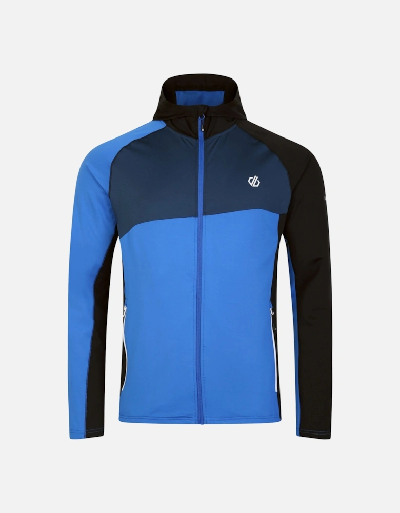 Mens Touring Hooded Stretch Full Zip Jacket