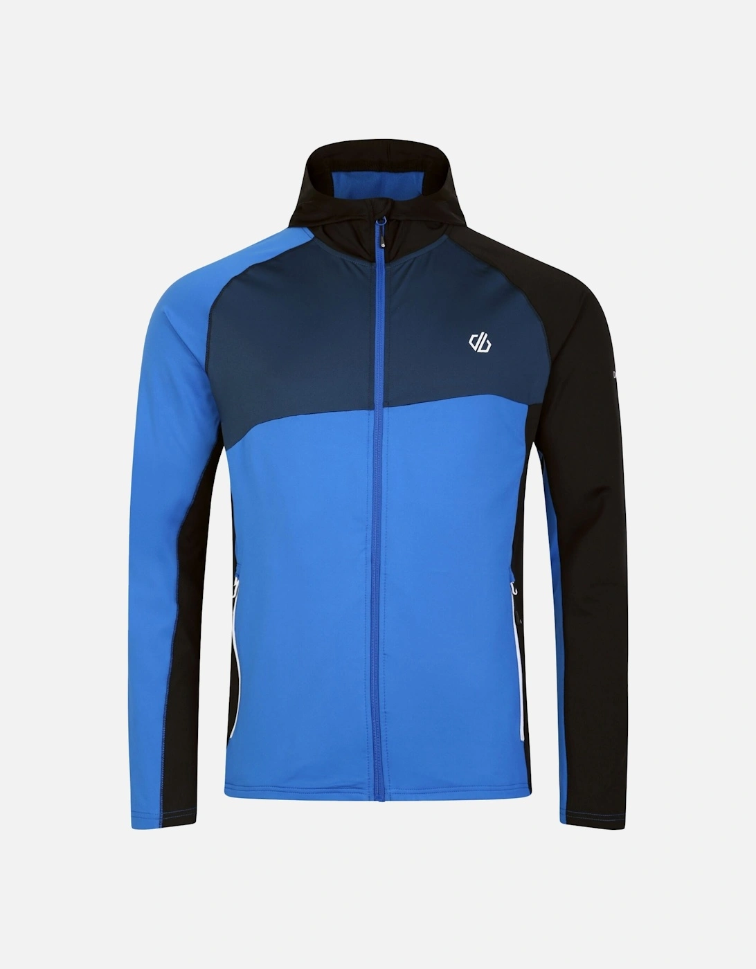 Mens Touring Hooded Stretch Full Zip Jacket, 6 of 5