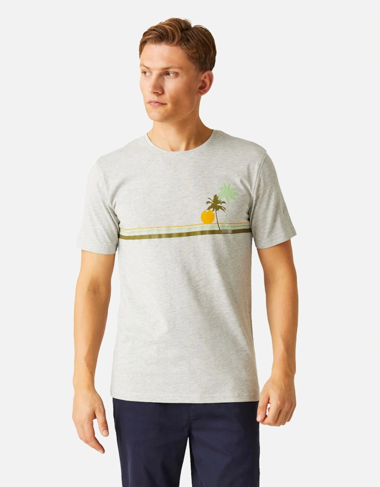 Mens Cline VIII Sunset Marl T-Shirt