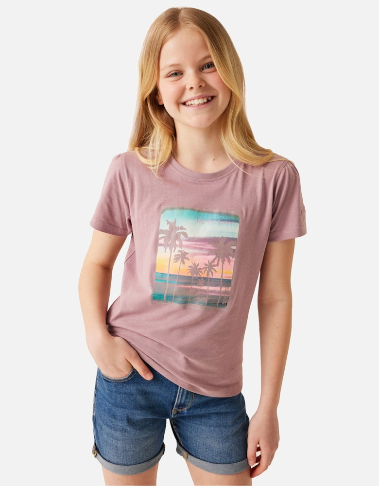 Childrens/Kids Bosley VII Happy Days Of Summer Beach T-Shirt