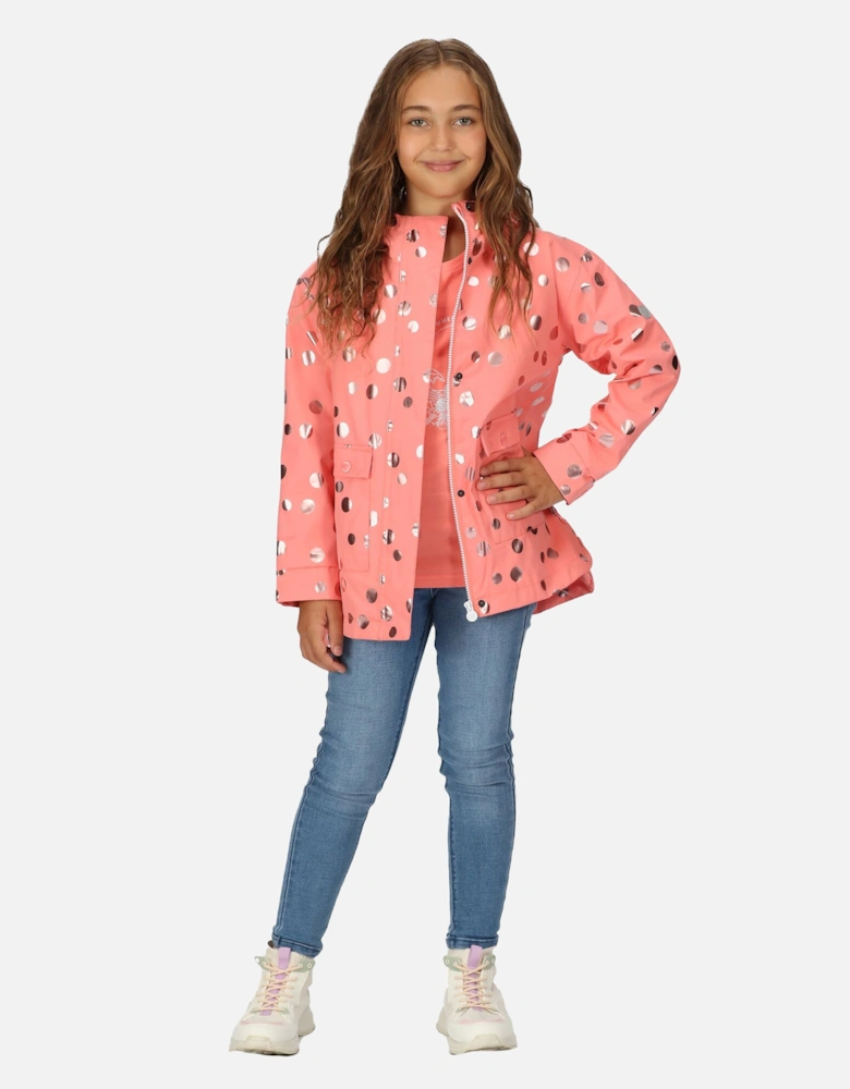 Childrens/Kids Baybella Polka Dot Waterproof Jacket