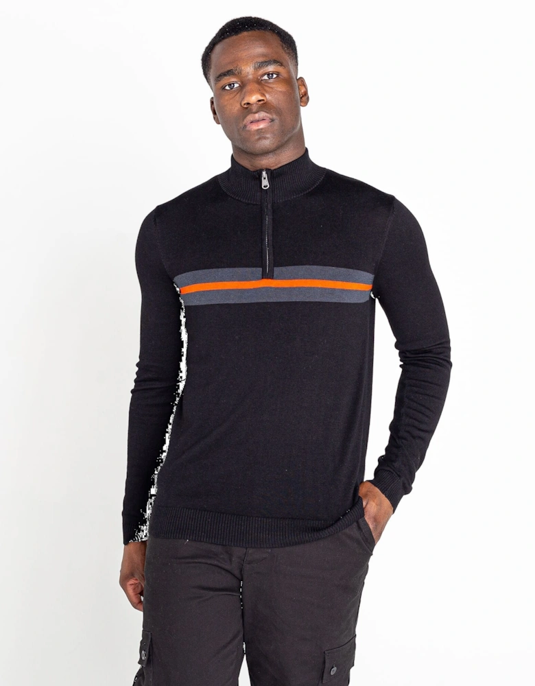 Mens Unite Us Knitted Half Zip Sweatshirt