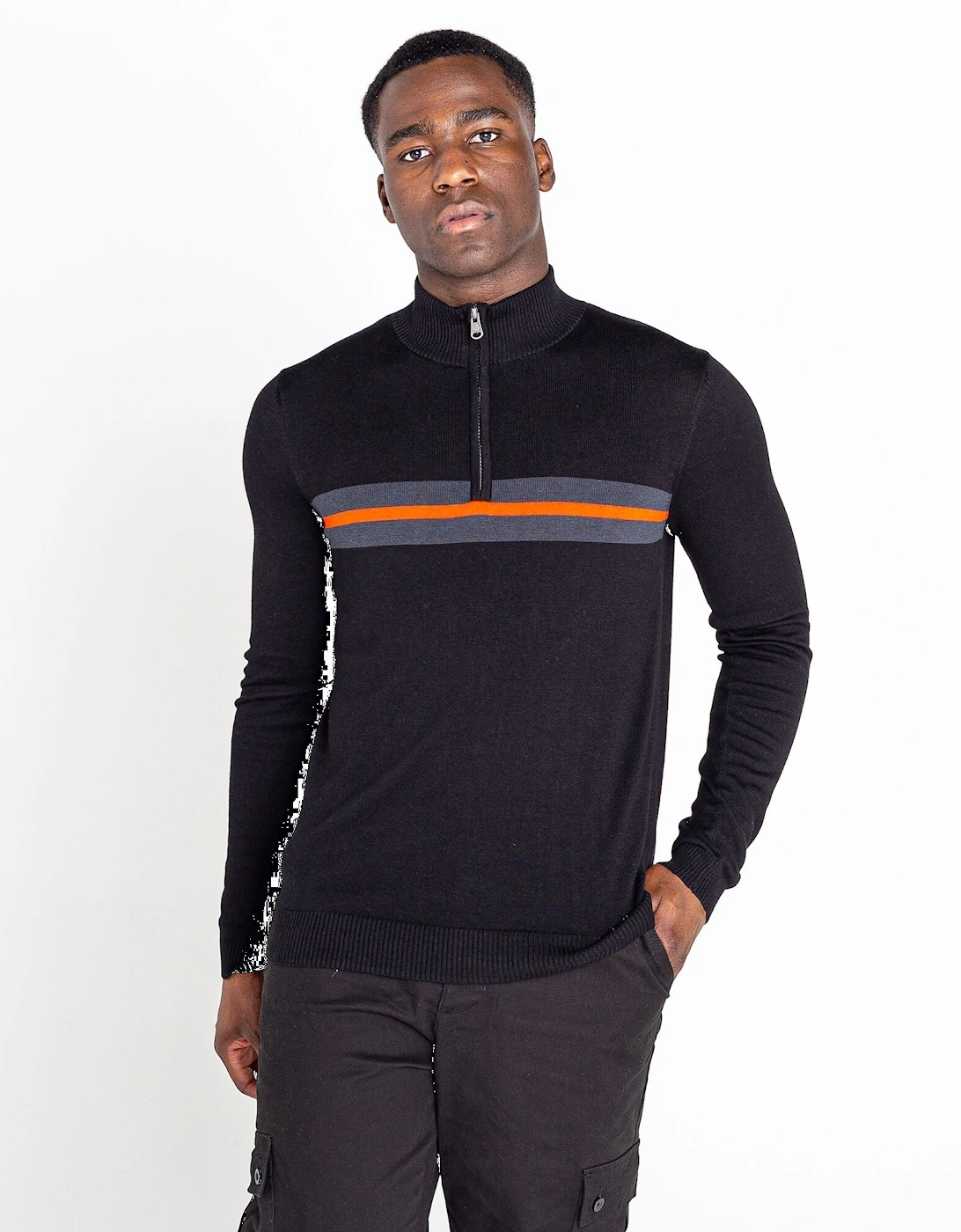 Mens Unite Us Knitted Half Zip Sweatshirt