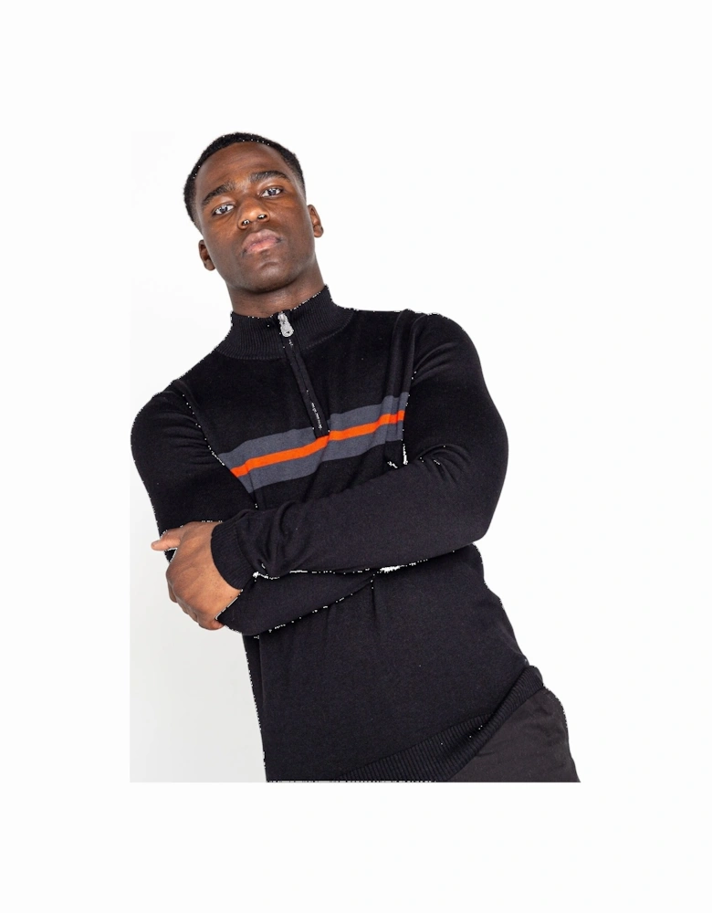 Mens Unite Us Knitted Half Zip Sweatshirt