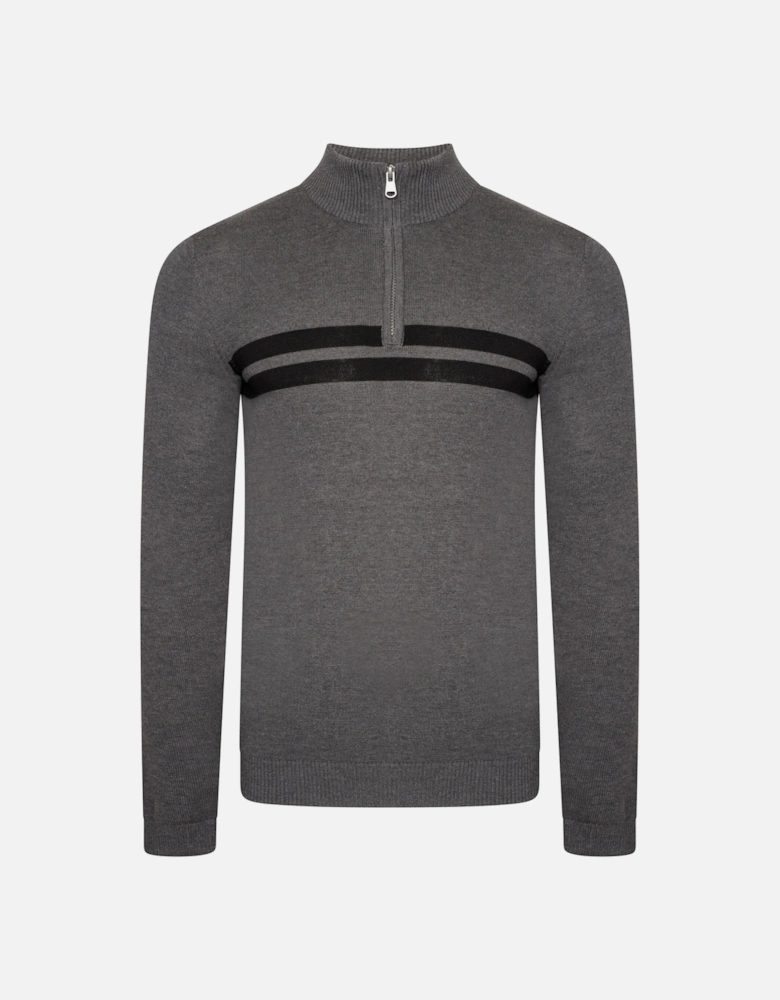 Mens Unite Us Knitted Half Zip Sweatshirt