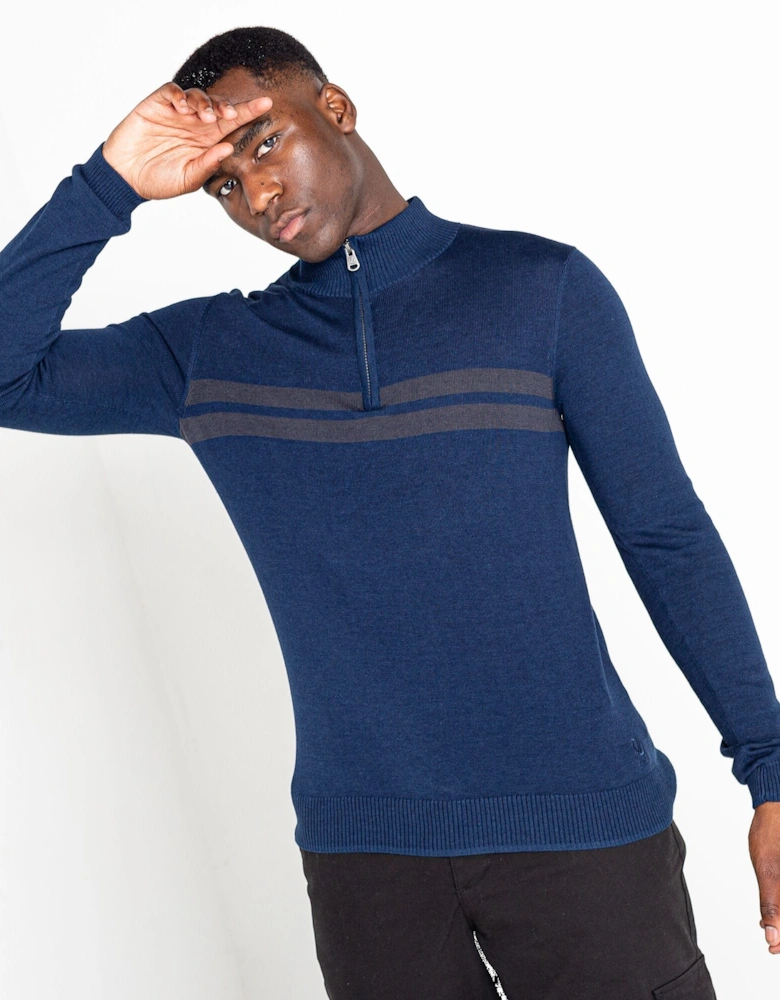 Mens Unite Us Knitted Half Zip Sweatshirt