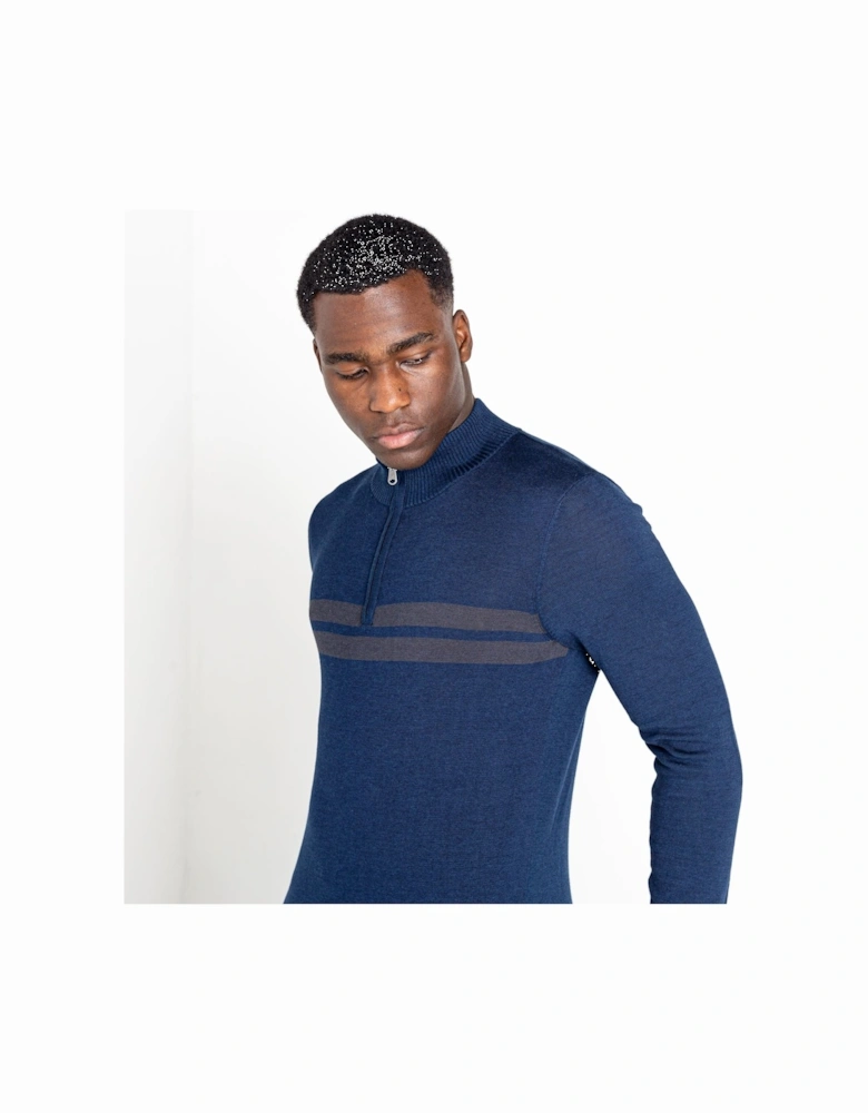 Mens Unite Us Knitted Half Zip Sweatshirt