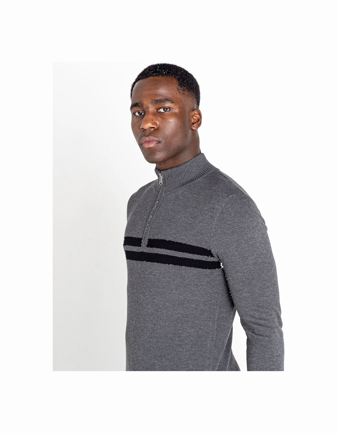 Mens Unite Us Knitted Half Zip Sweatshirt