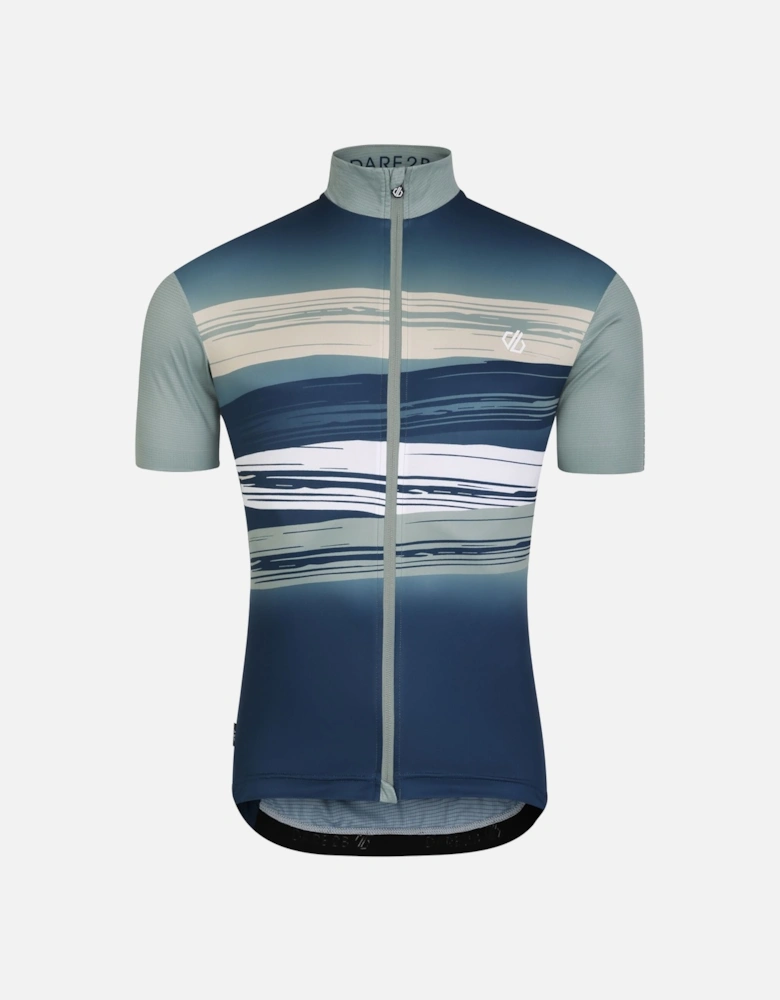 Mens Pedal Tread Pattern AEP Short-Sleeved Jersey