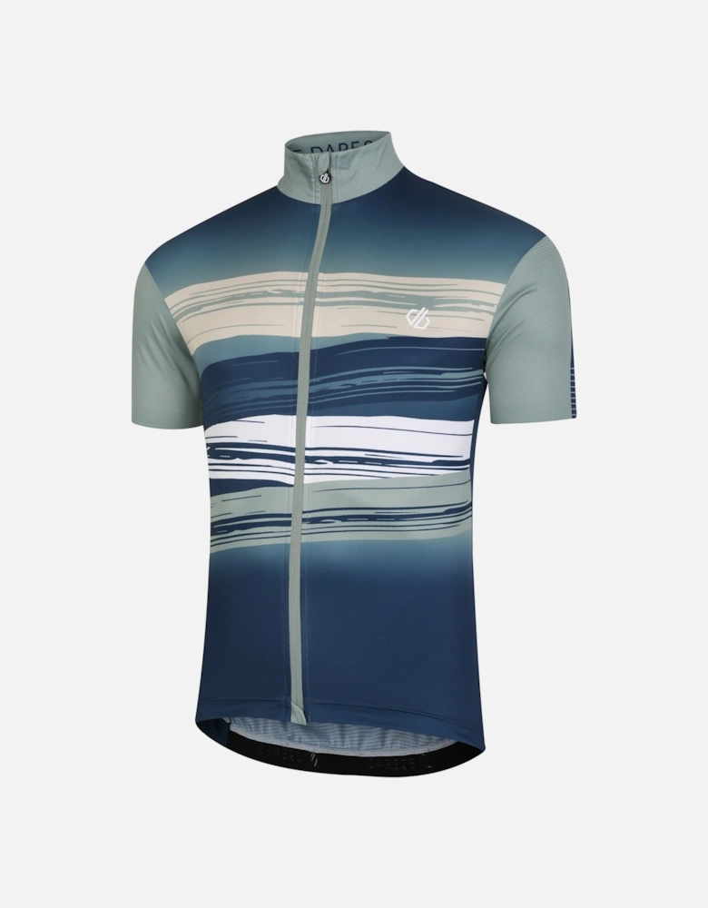 Mens Pedal Tread Pattern AEP Short-Sleeved Jersey