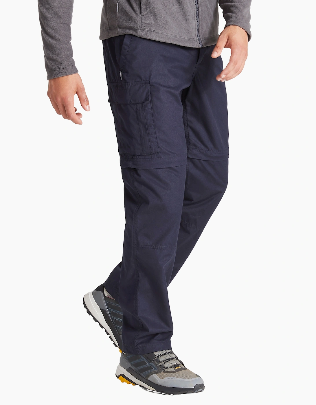 Craghoppers Men's Navy Expert Kiwi Convertible Cargo Trousers - Size 40S