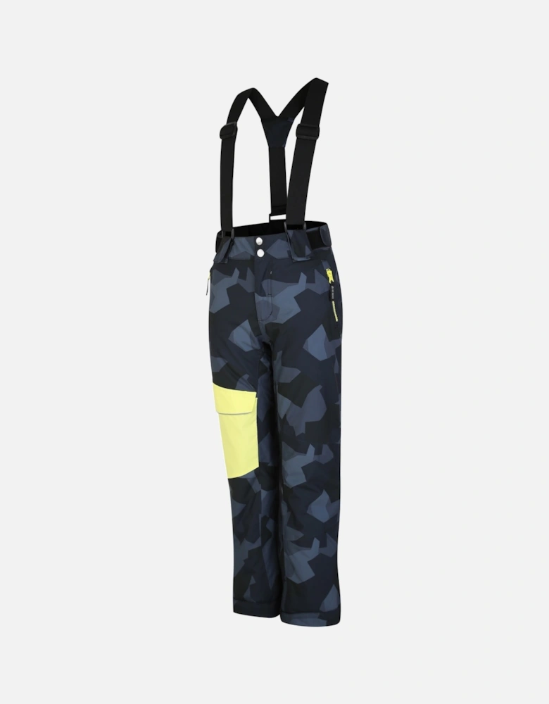 Childrens/Kids Pow Camo Ski Trousers