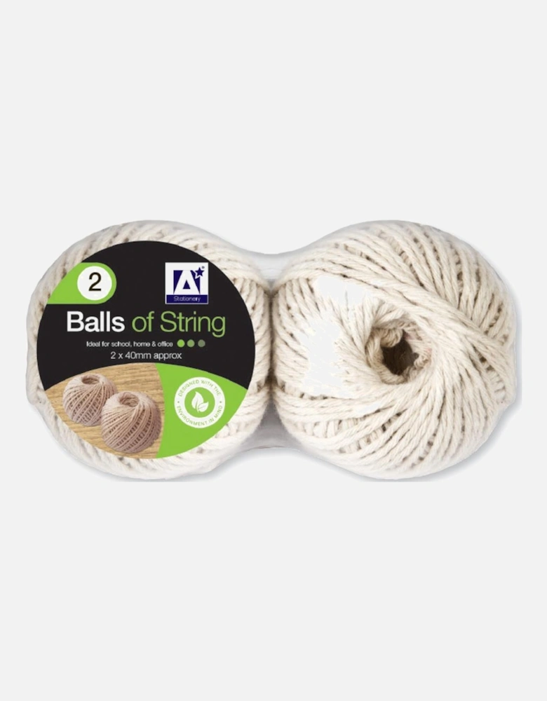 Cotton Ball Of String (Pack of 2)