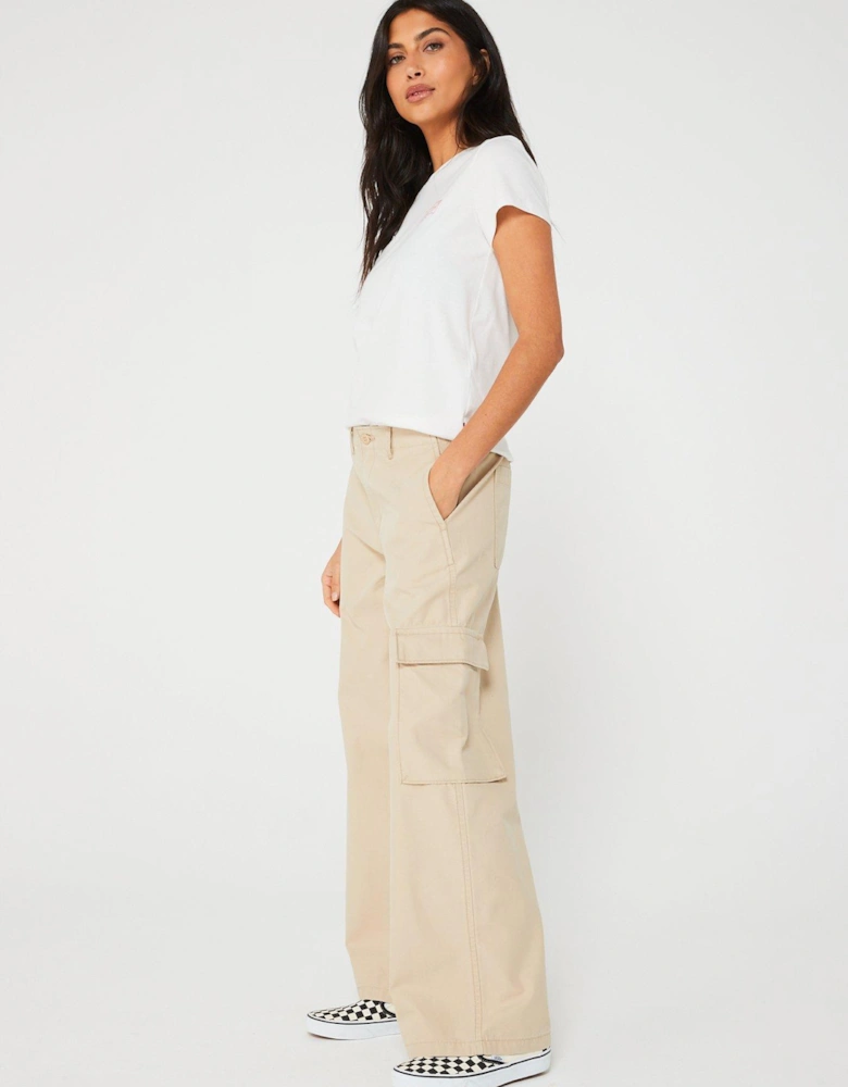 Baggy Cargo Trouser - Safari - Natural