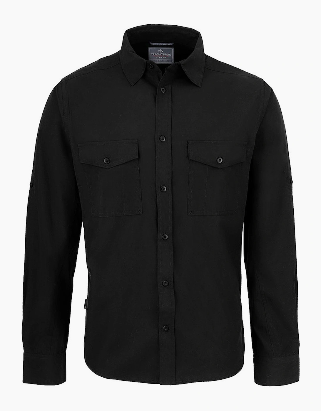 Craghoppers Men's Black Expert Kiwi Long-Sleeved Shirt  44/Regular Xxl