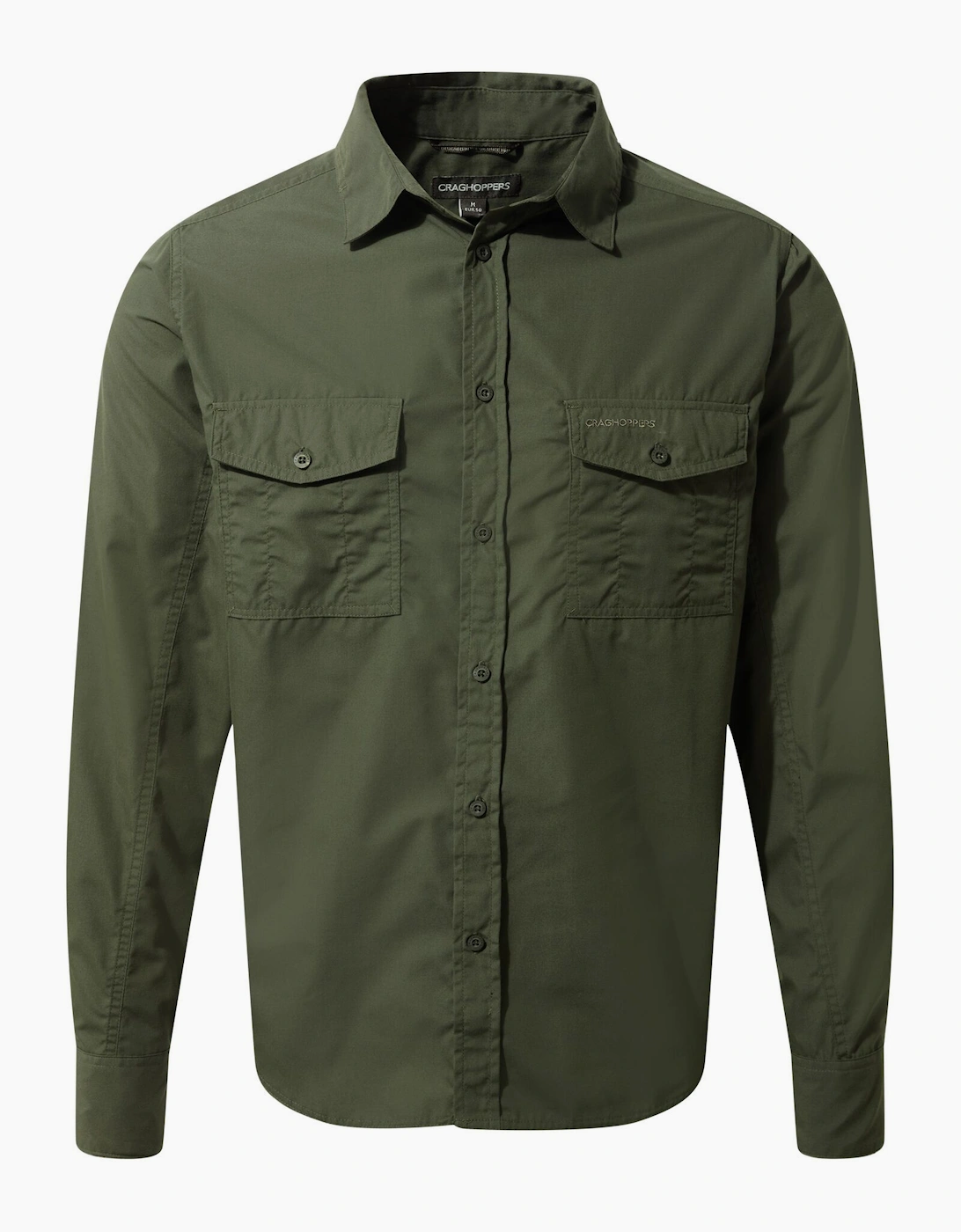 Craghoppers Men's Green Expert Kiwi Long-Sleeved Shirt  44/Regular Xxl