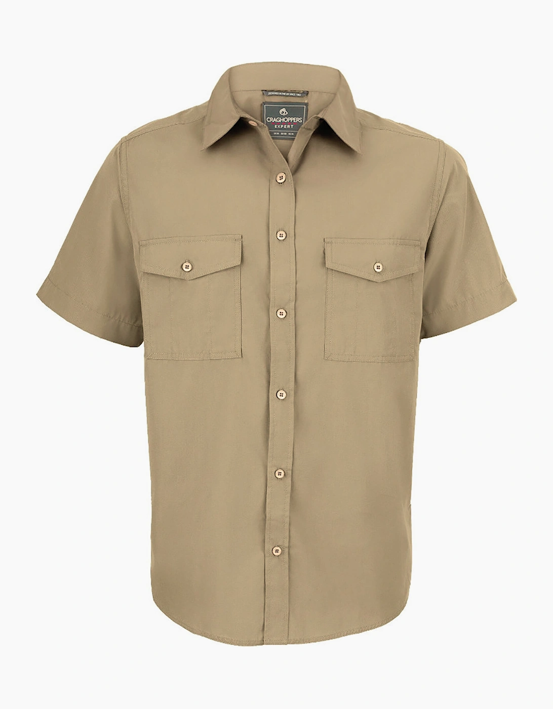Craghoppers Men's Grey Expert Kiwi Short-Sleeved Shirt  44/Regular Xxl