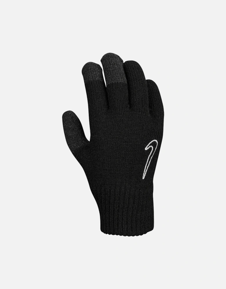 Mens Knitted Twisted Grip Gloves