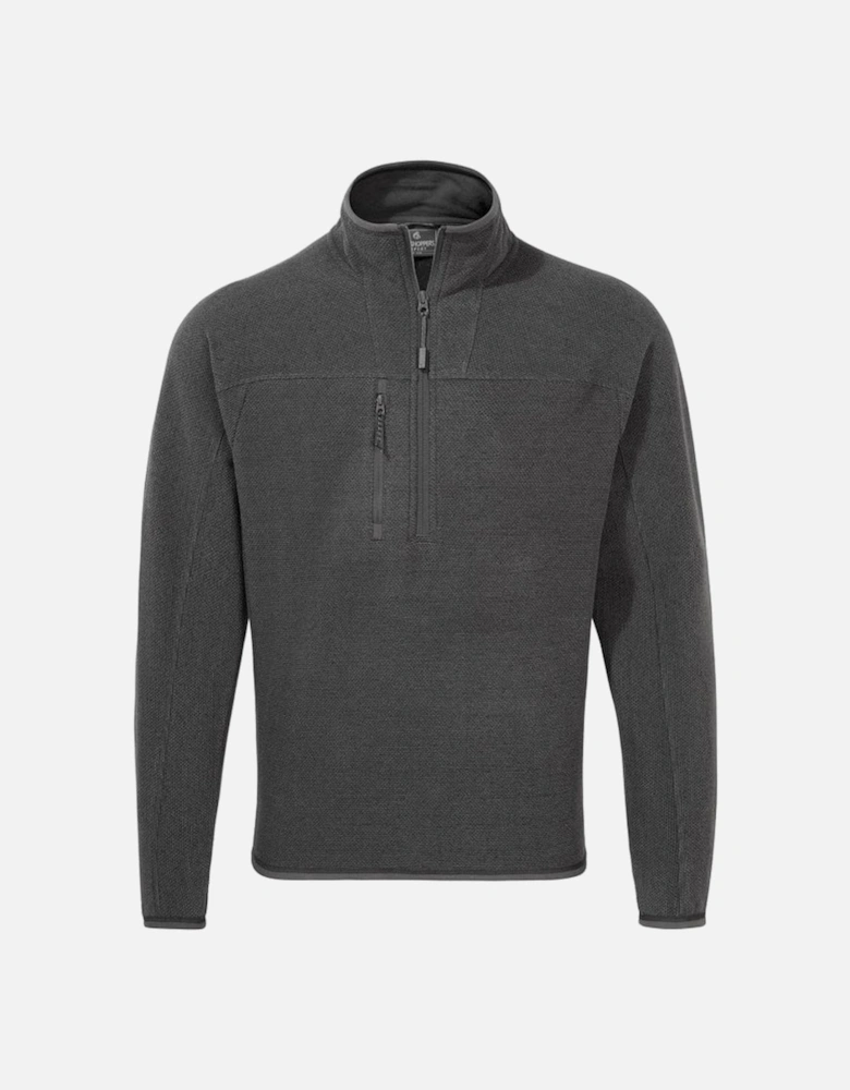 Mens Expert Active Marl Half Zip Fleece Top