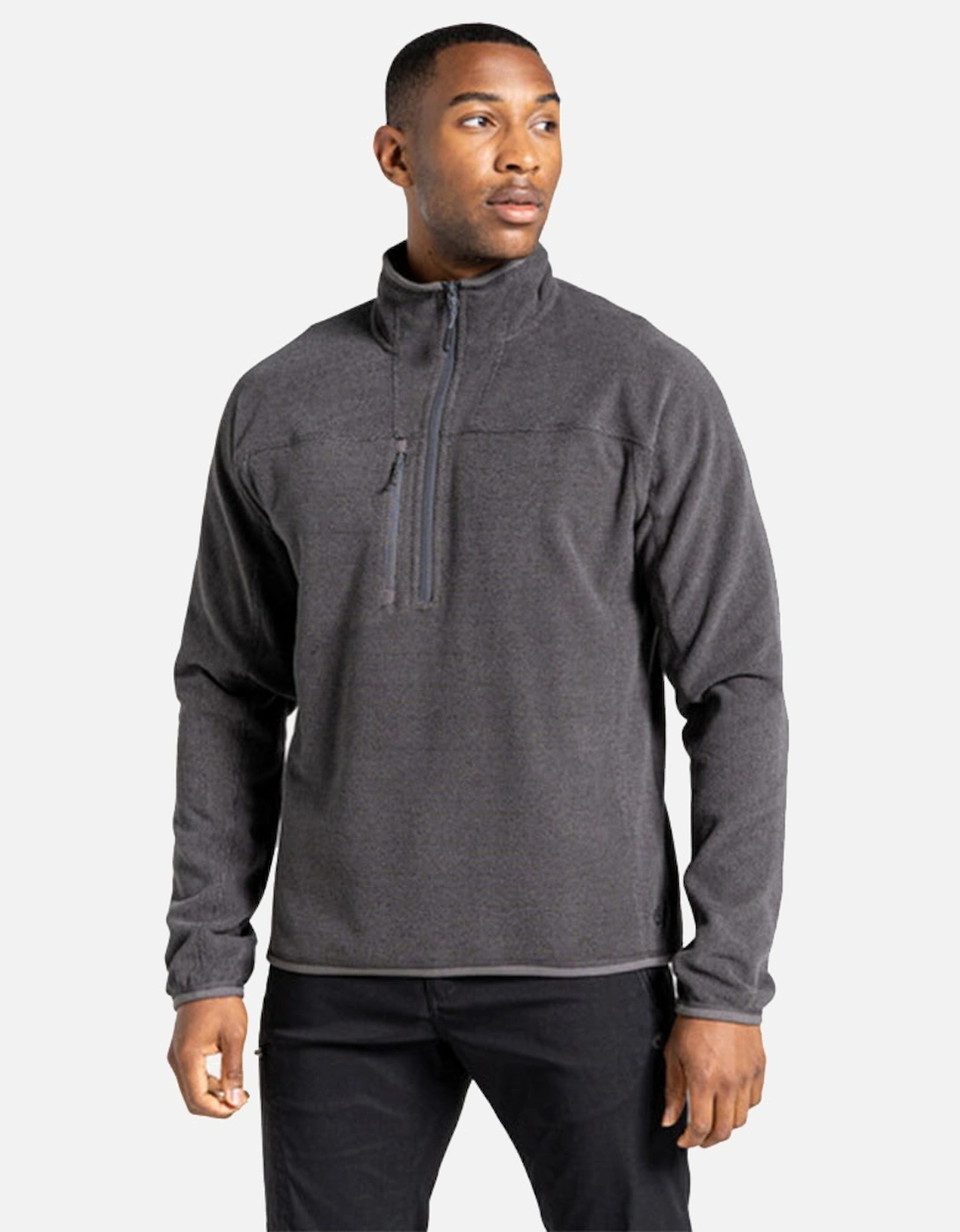 Mens Expert Active Marl Half Zip Fleece Top