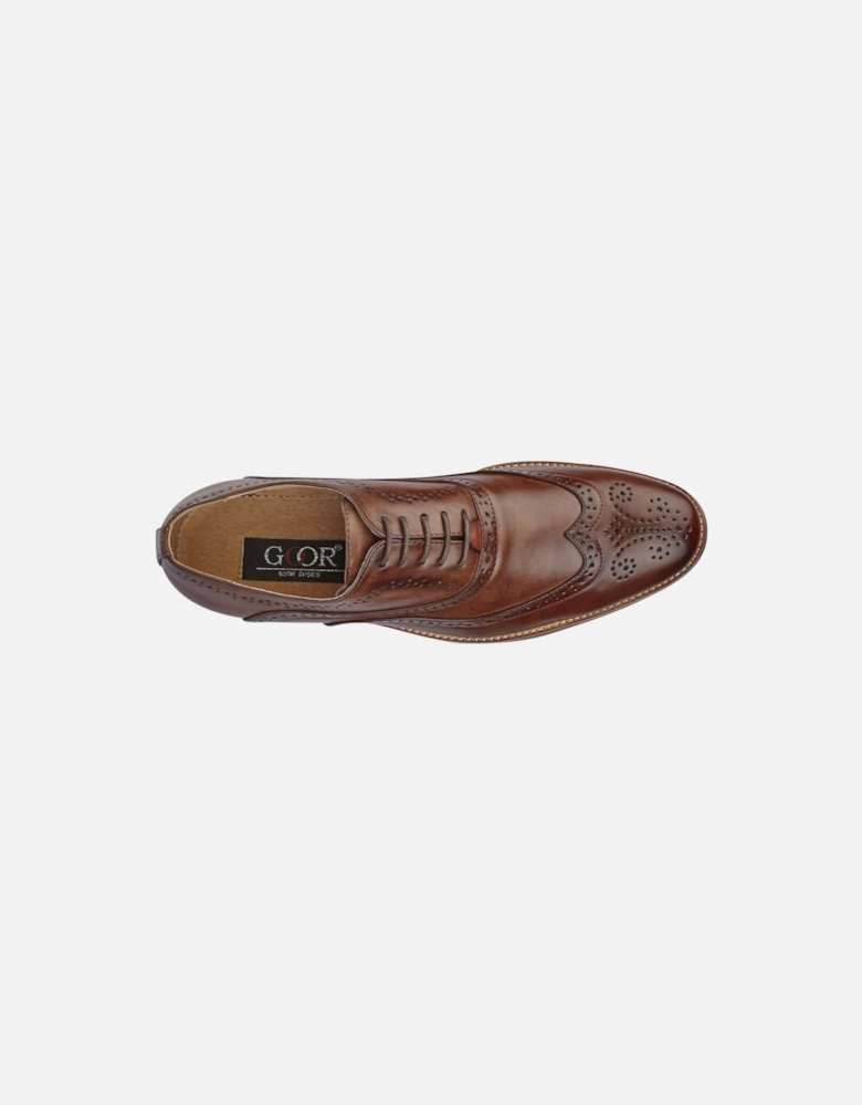 Mens 5 Eye Wing Capped Oxford Brogues