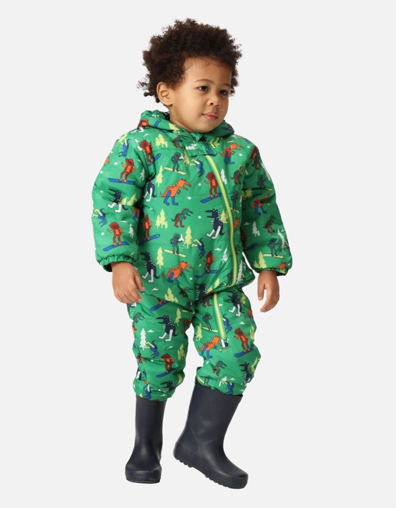 Baby Bambino II Dinosaur Waterproof Snowsuit