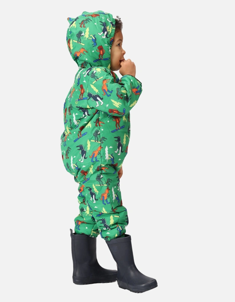 Baby Bambino II Dinosaur Waterproof Snowsuit