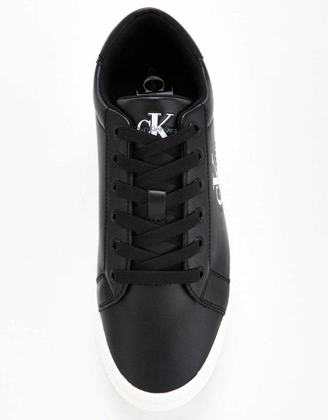 Classic Cupsole Lace Up Trainer - Black