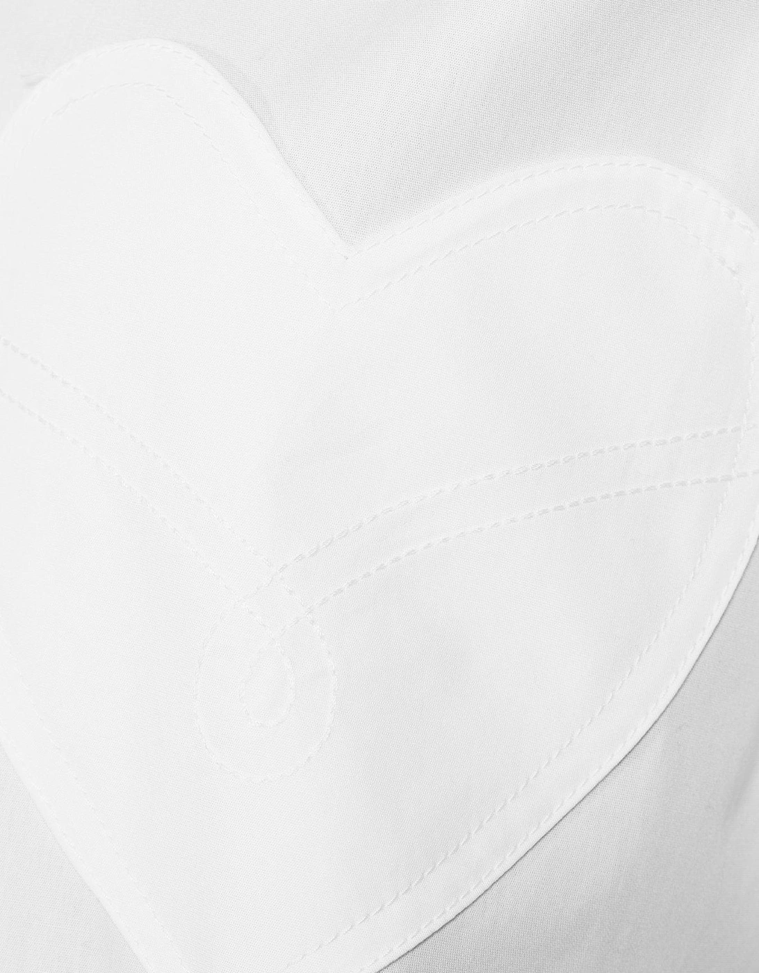 Tonal Heart Shirt - White