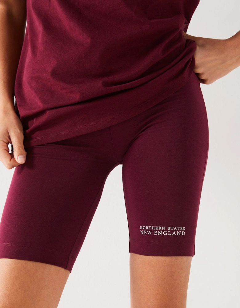 Athleisure Co-ord Cycling Short - Purple