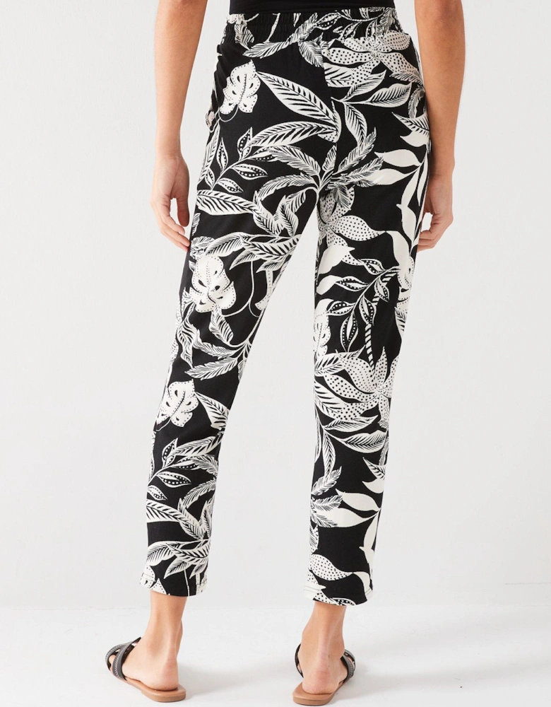 Tapered Leg Trouser - Print